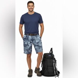Patagonia Men’s Grey Camouflage Lightweight Shorts Size 29